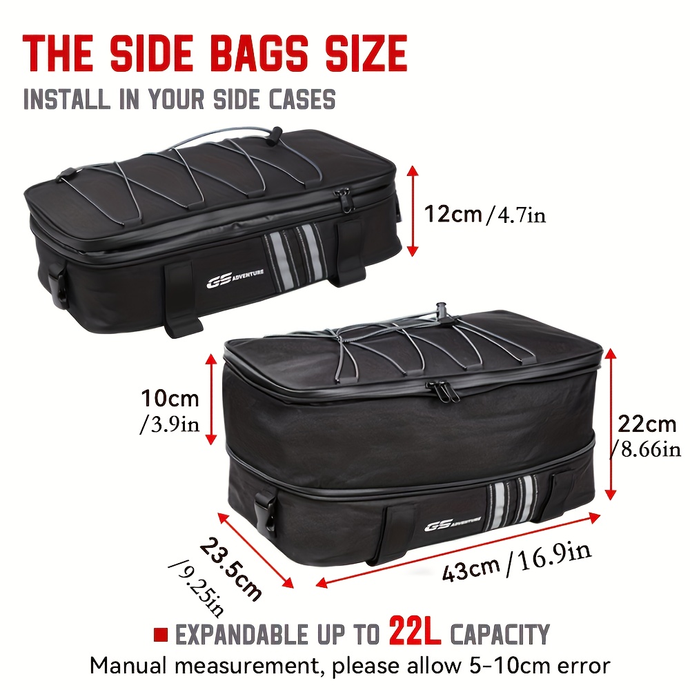 New Motorcycle Luggage Top Bags R1250gs R1200gs Lc R 1200gs - Temu