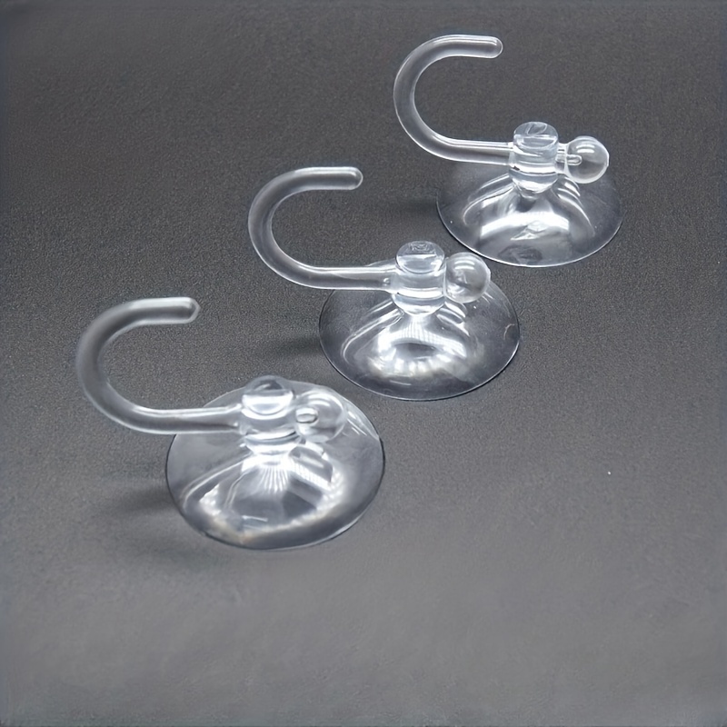 Suction Cup Hook Transparent Pvc Suction Cup Hook Plastic - Temu ...