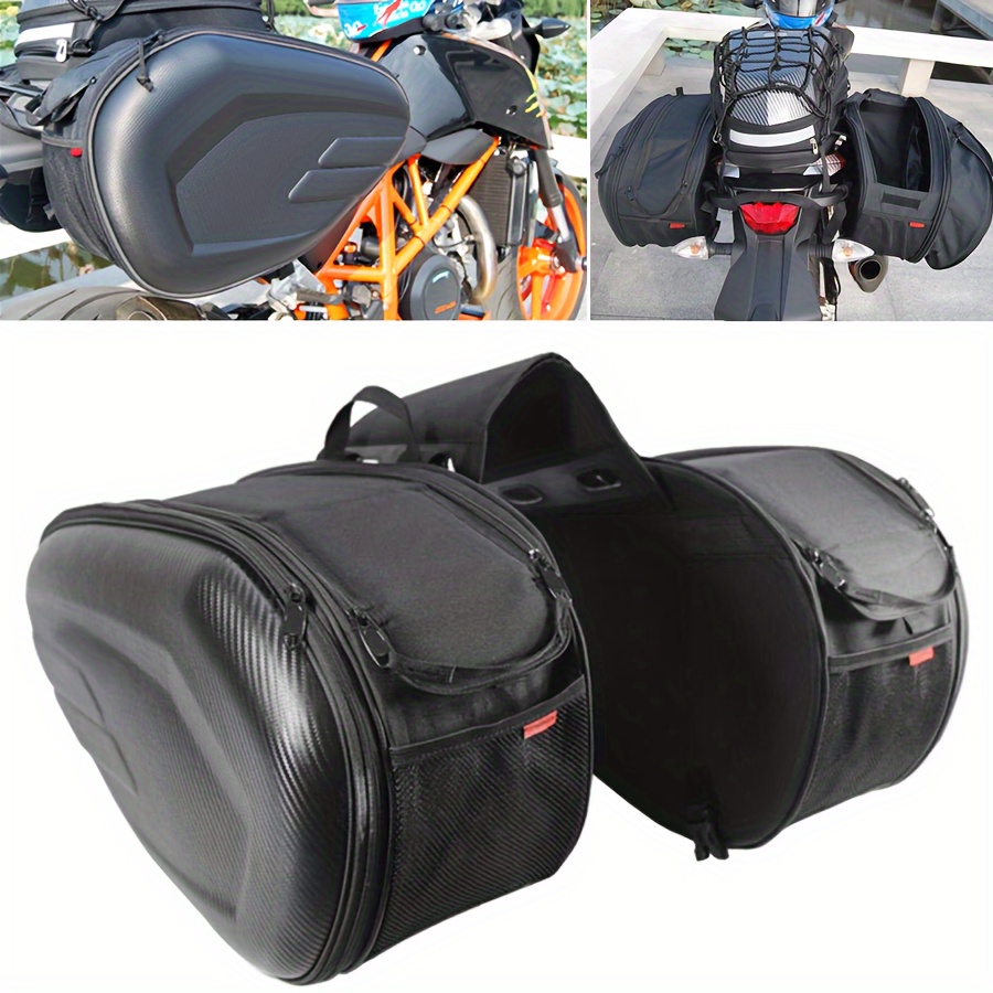 30l Motorrad-Hecktasche mit großem Fassungsvermögen Multifunktions-Motorrad- Rücksitztasche Helmtasche Fahrerrucksack Reisetasche wasserdicht