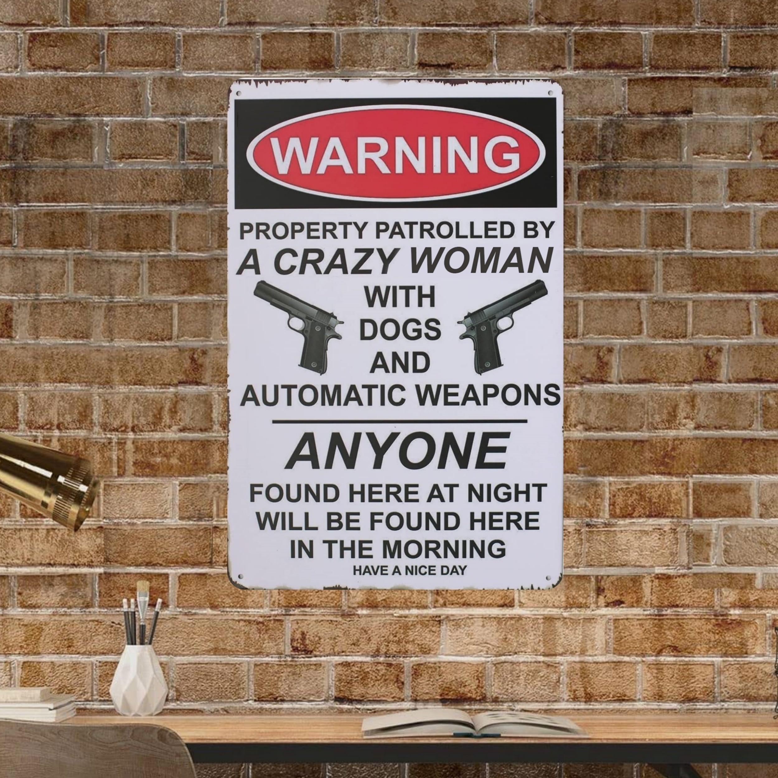 funny warning signs for women