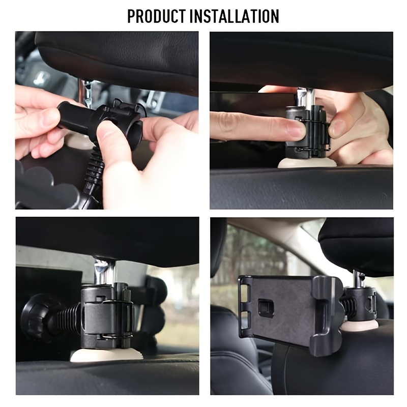 Adaptateur de montage sur trépied compatible avec le support de tablette  universel IPad Support arrière de siège de voiture pour tablette de 4 à 11  pouces - Temu Belgium