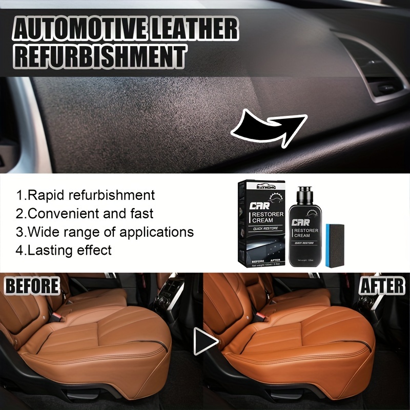 Car Plastic Coating Protection Plastic Leather Dashboard Renew Repair  Refurbishing Agent For Car Care - Temu