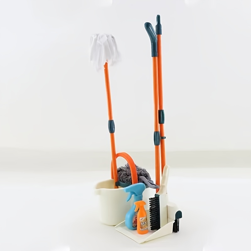 Children's Play House Cleaning Cart Toys Simulation Sweeping - Temu