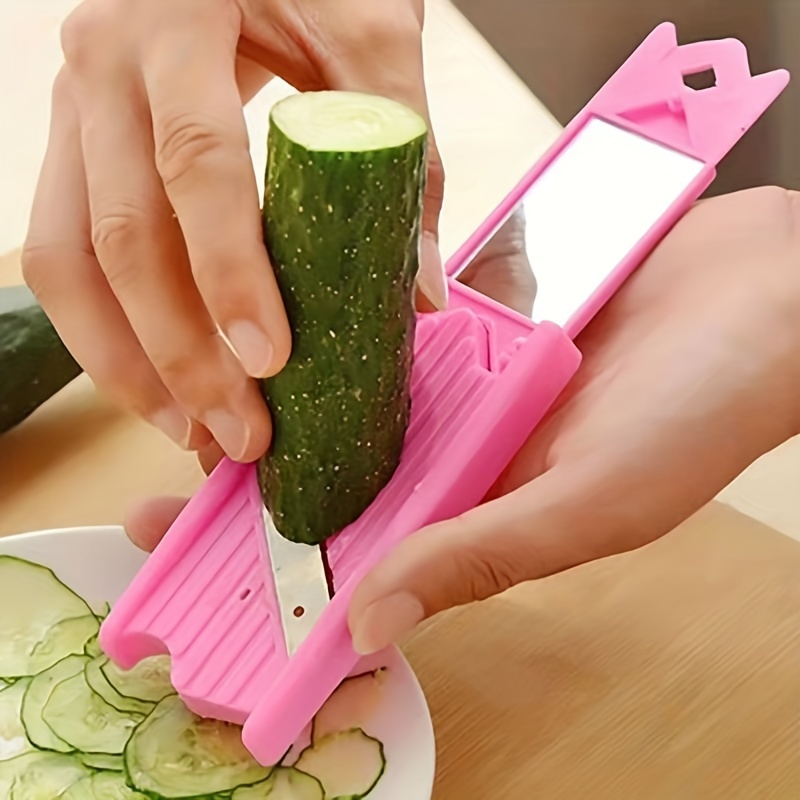 1pc PP Cucumber Spiral Cutter, Multifunction Vegetable Spiral