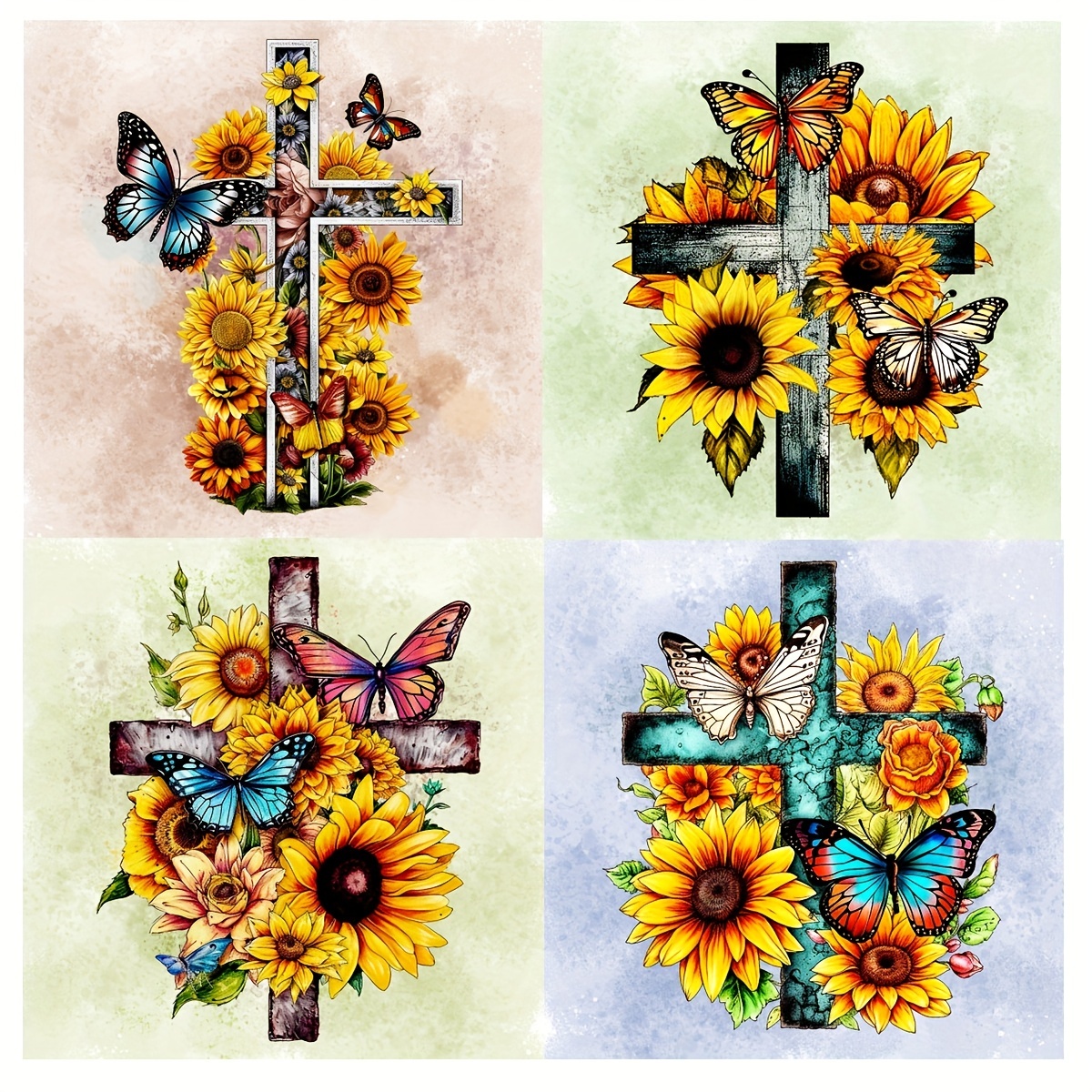 Diy 5d Diamond Paintings Flowers Sunflower Diamond Art Mosaic Similar To  Cross-stitch Diamond Embroidery Canvas Handmade Hobbies Jewelry Home Decor  - Temu Mexico