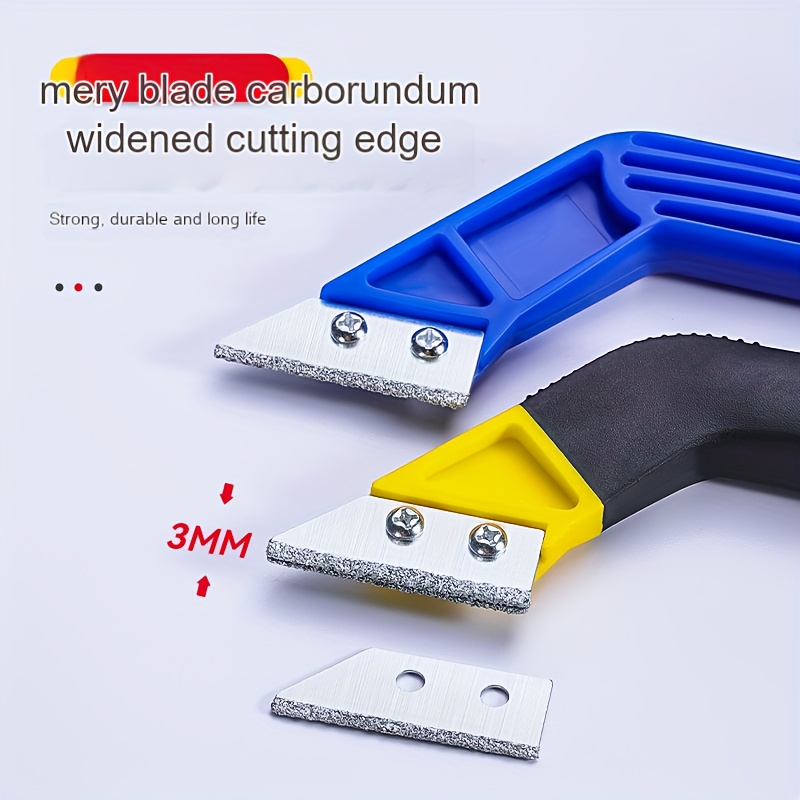 Grout Removal Tool with Durable Carbide Tips