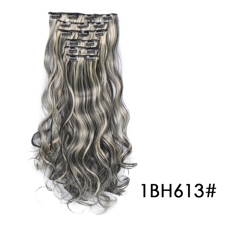 Stylish Wavy Curly In Hair Hair Pieces Synthetic Natural Temu