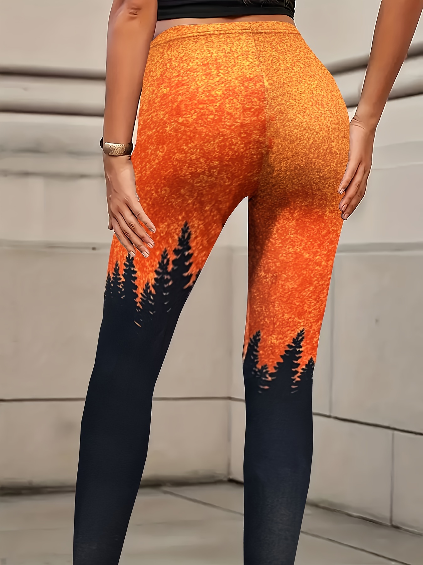 Legging Free Leaper Taille Haute - Imprimé Florale, Poches Côtés - Yoga, Fitness, Confort Maxi