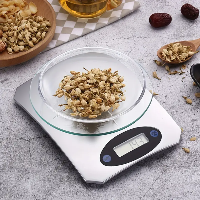 Accurate Weighing Tempered Glass Kitchen Electronic Scale