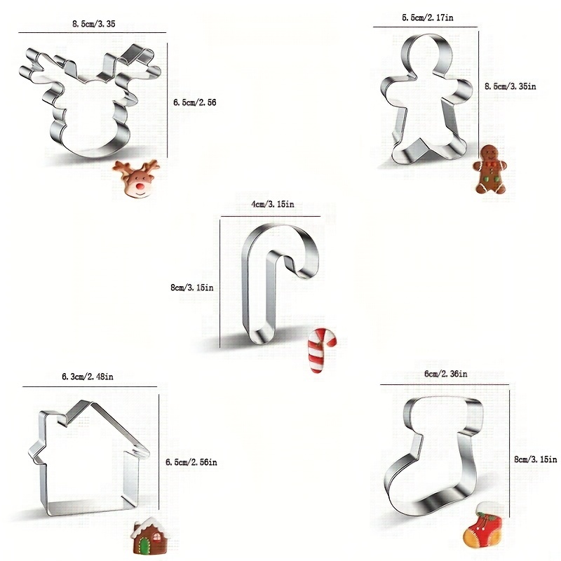 Classic Christmas Cookie Cutter Set