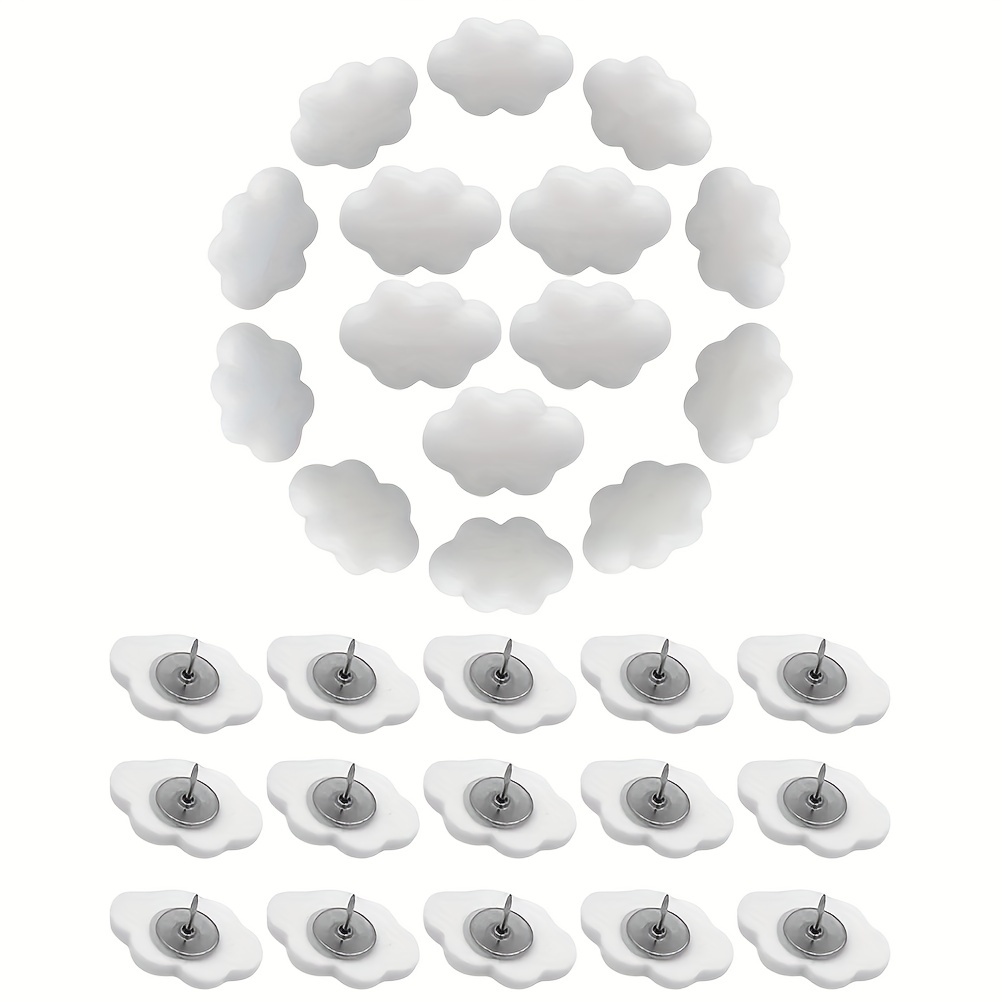 Cloud Shape Push Pins White Cloud Creative Push Pins - Temu