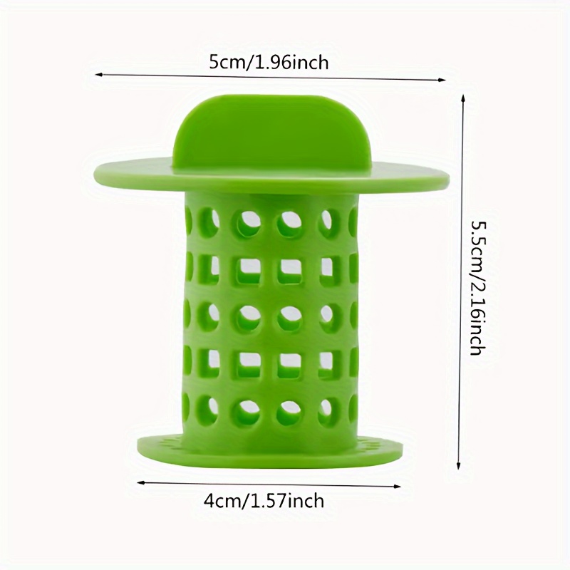 Mushroom Cylindrical Bathroom Drain Anti Clogging Hair Catcher