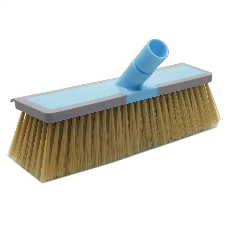 1pc Soft Bristle Car Wash Brush Imitation Bristle Mountable Plus Handle  Cleaning Brush Photovoltaic Panel Cleaning Brush Head