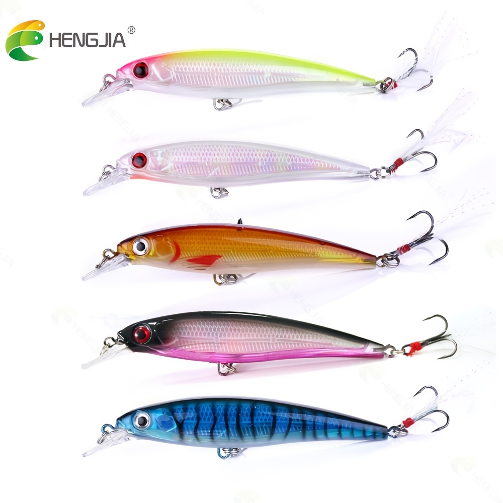 Fishing Lures Minnow Wobbler Fishing Tackle Hooks Hard Bait - Temu