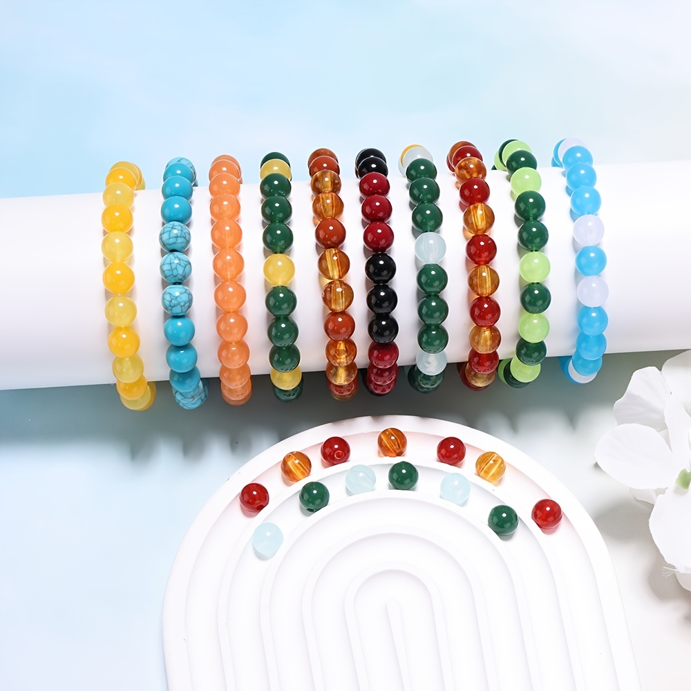 Diy Beads Bracelet Making Kit Girls Bracelet Necklace - Temu