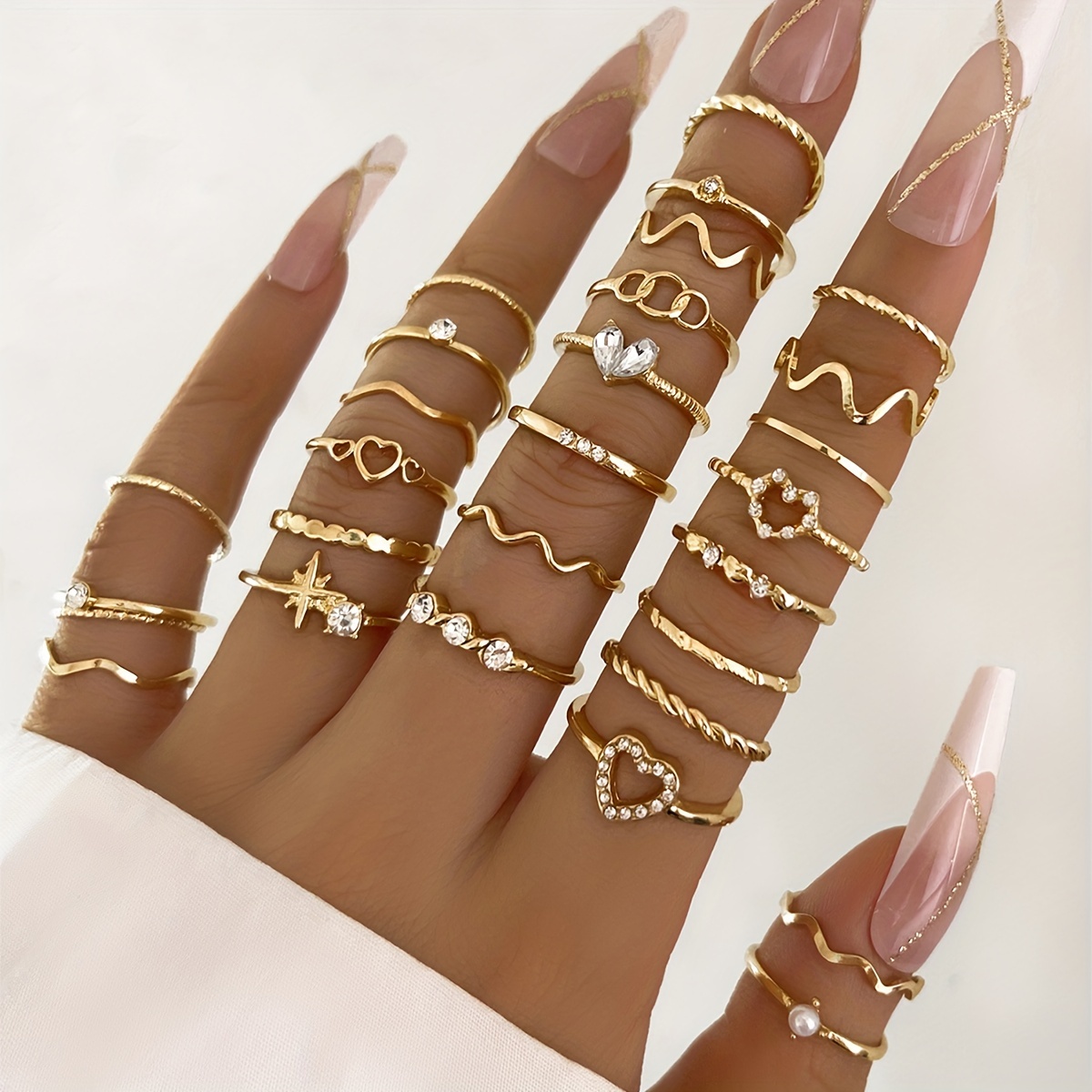 Boho Aesthetic Bracelet With Finger Ring Fashion Adjustable Gold Snake  Wrist Chain For Women Lady Summer Jewelry Wholesale - Bracelets - AliExpress