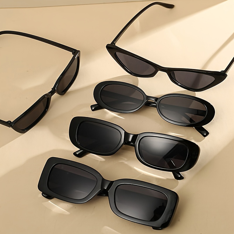 5 пар унисекс модных очков для пляжа, затеняющих, модных и легких, подходящих для ежедневного украшения, детали подгонки 17
