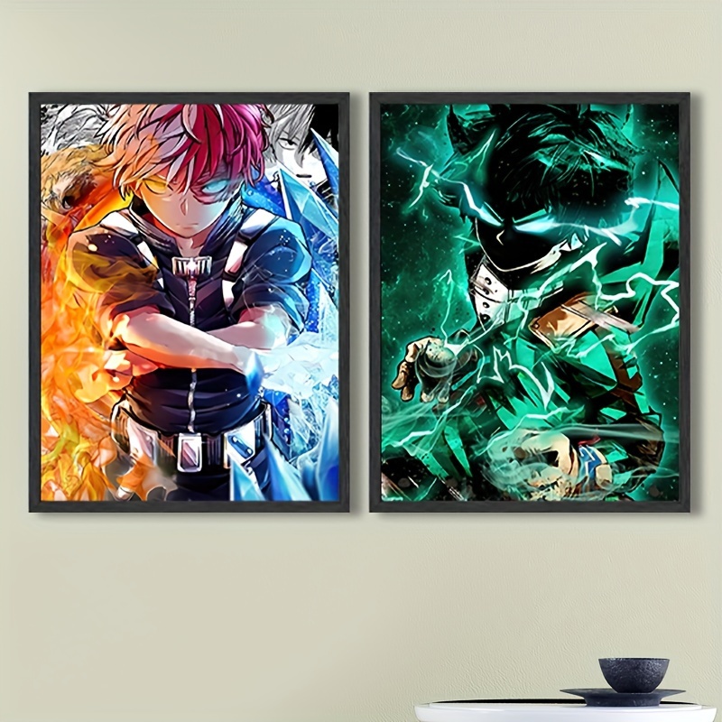 Anime Manga Abstract Wall Art Canvas Painting Posters And - Temu