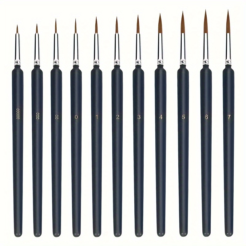 11 Pcs Set Di Pennelli Per Pittura Miniature Set Di Pennelli Per Pittura Ad  Acqua Per Pittura Ad Acrilico Ad Olio Scala Modello Pittura Line Drawing -  Arte, Artigianato E Cucito - Temu Switzerland