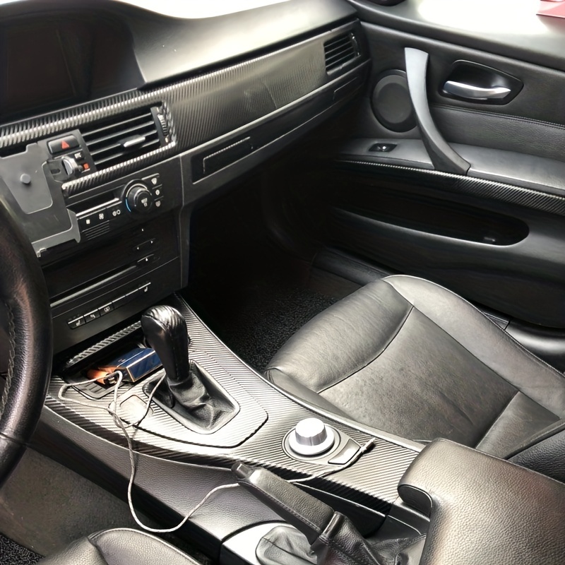 Für BMW 3 Serie F30 F31 F32 Innen Zentrale Steuerung Panel Tür Griff 5D  Carbon Faser