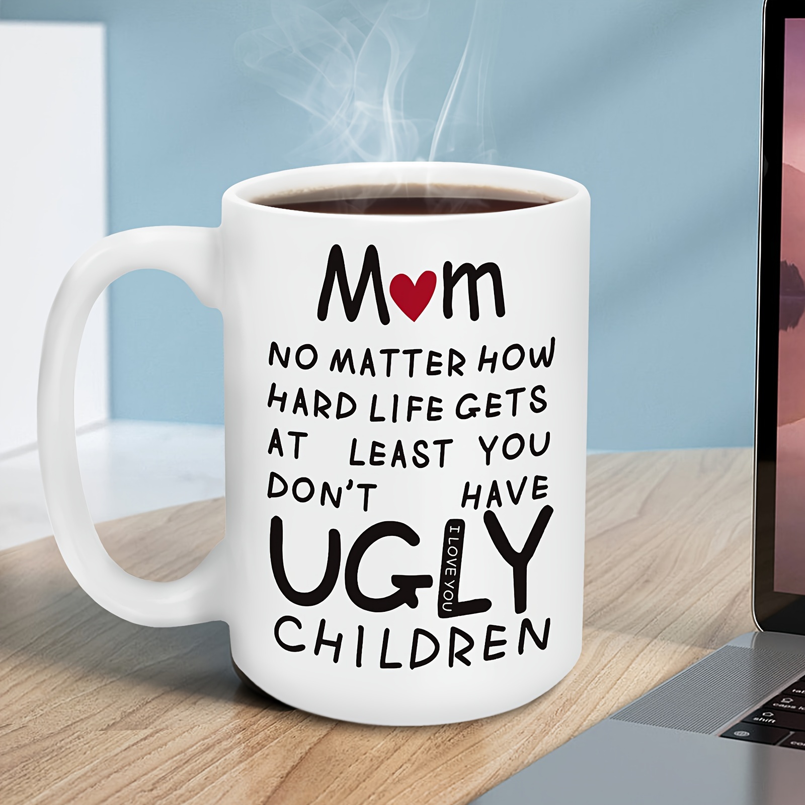 Mom Coffee Mugs  Happiness is Being a Mom Coffee Mug or Coffee