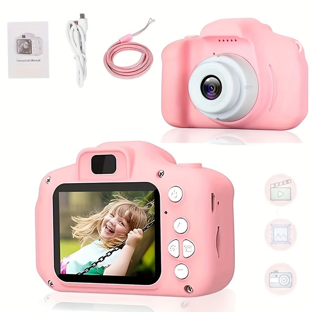 Juguetes de cámara de impresión instantánea para niños pequeños de 3 a 8  años, regalos de cumpleaños para niños y niñas con grabación de video HD de