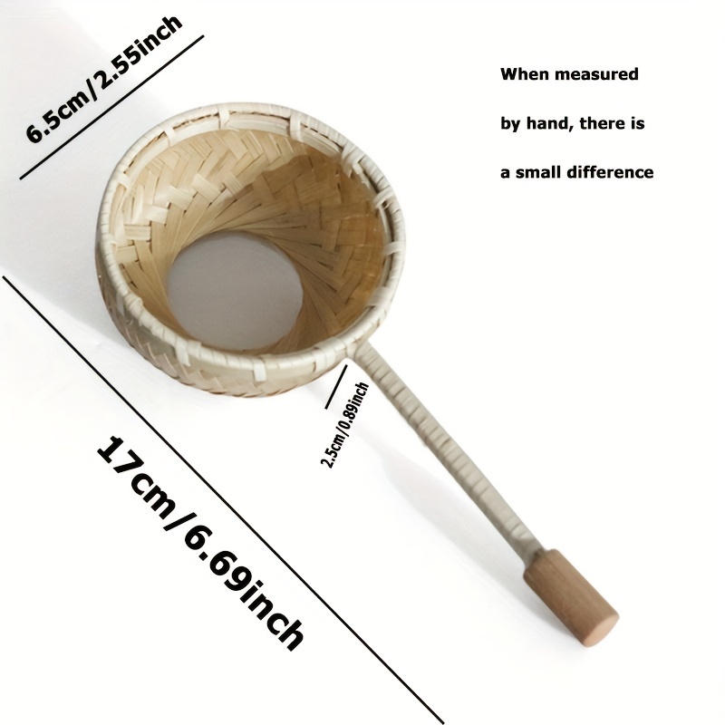 Weaved Bamboo Tea Infuser Natural And Durable Tea Strainer - Temu