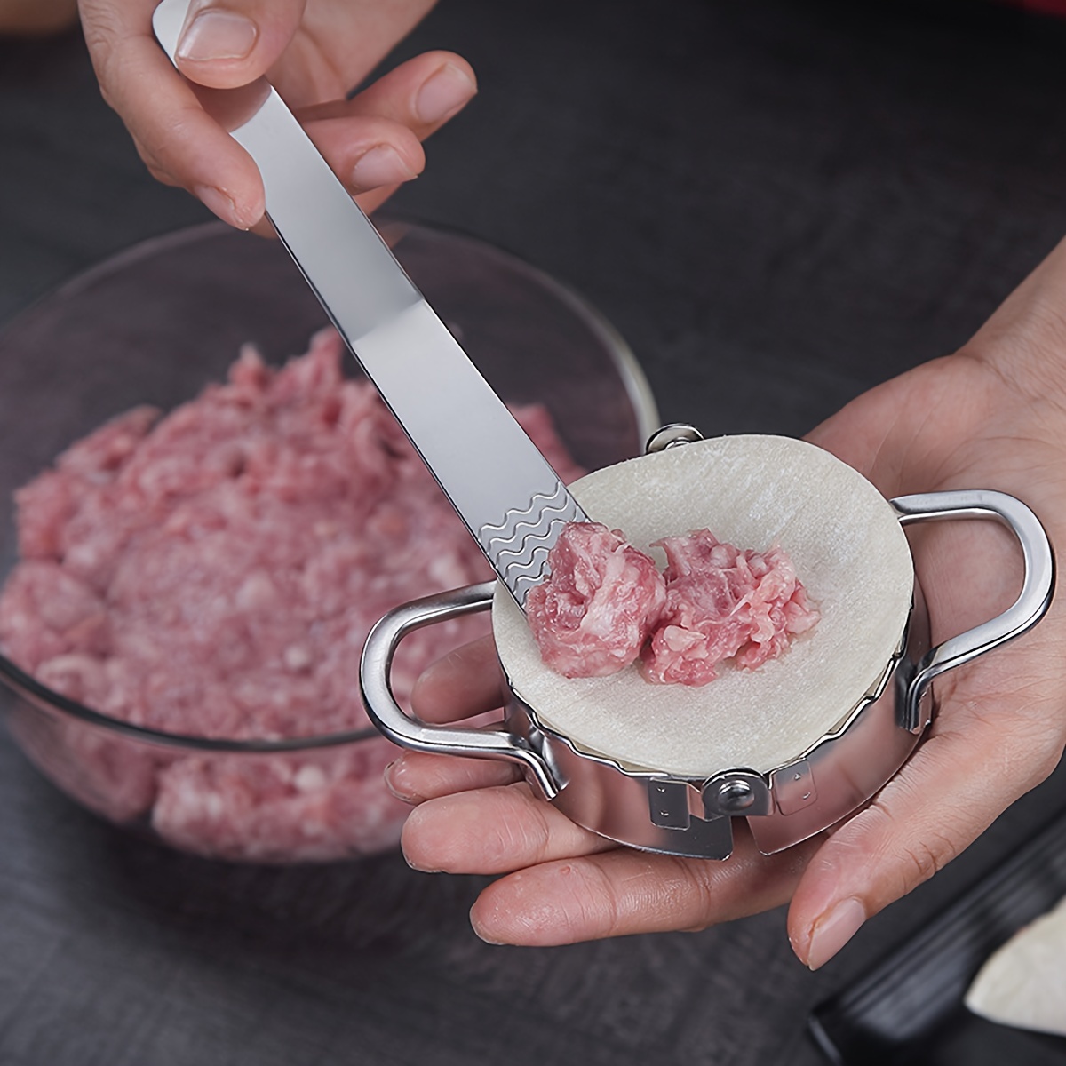 Stampo per ravioli per gnocchi, stampo per ravioli per gnocchi in acciaio  inossidabile durevole per cucina domestica Cucinare Mini quadrati Ravioli