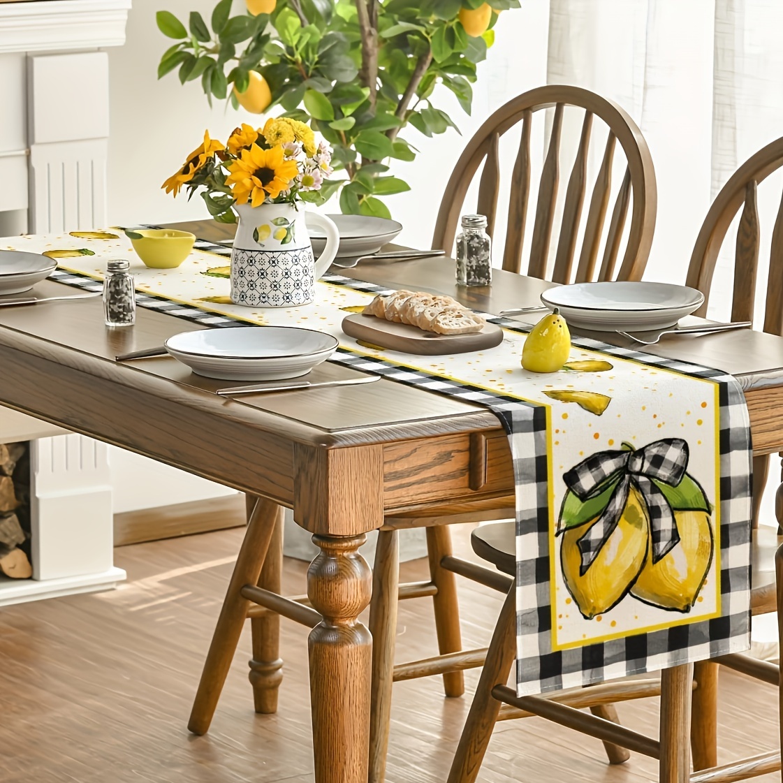 Spring Kitchen with Lemon Kitchen Decor