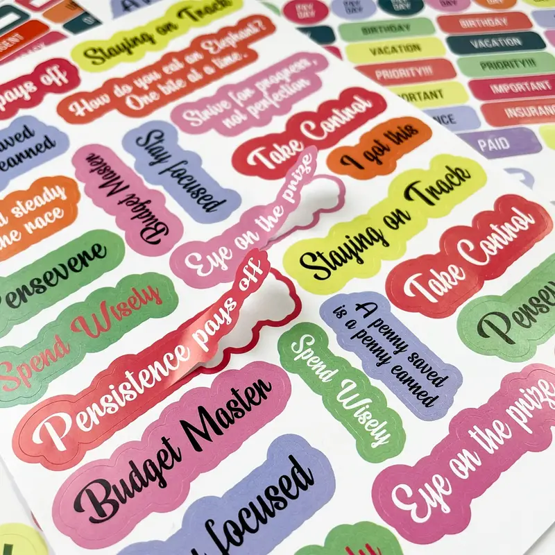 Budget Planner Stickers / 261 Budget Stickers Pack Monthly - Temu