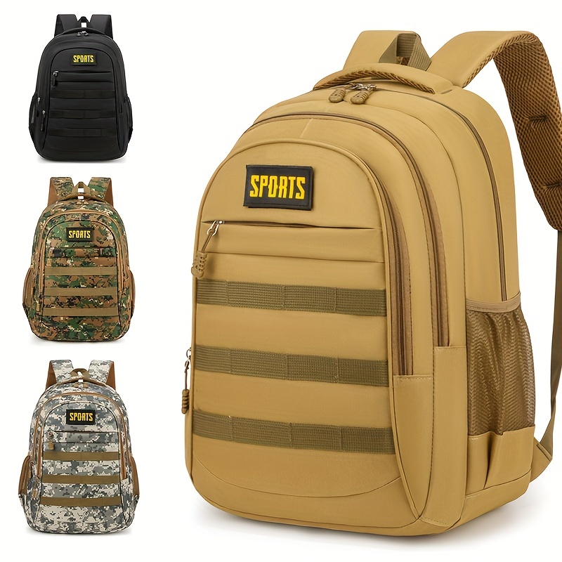 Men's Backpack Camouflage Large Capacity Backpack School Bag Hiking  Climbing Travel Bag - Temu Philippines