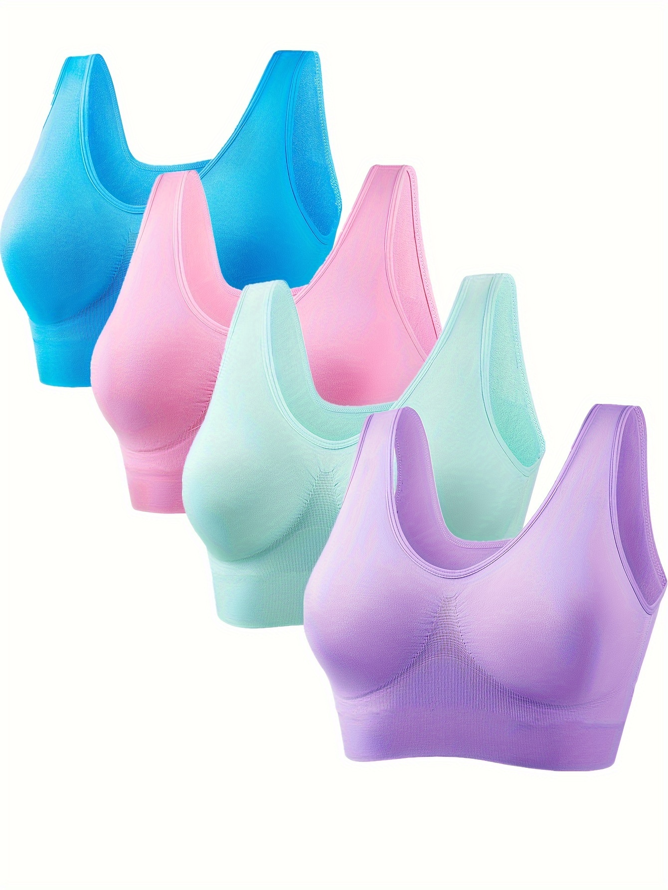 3 Pack Padded Lace Edge Variety - Classic – The Genie Bra