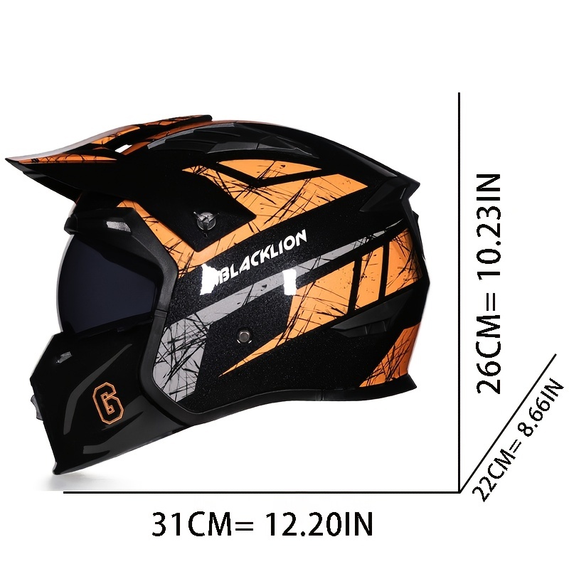 Casco moto online desmontable