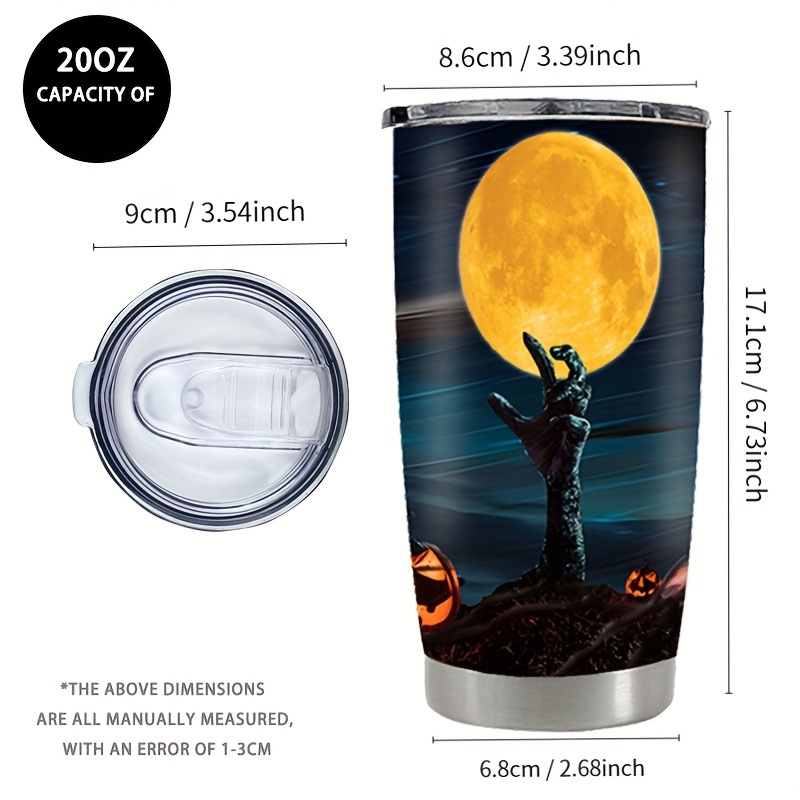 Halloween Printed Stainless Steel Water Cup 20oz