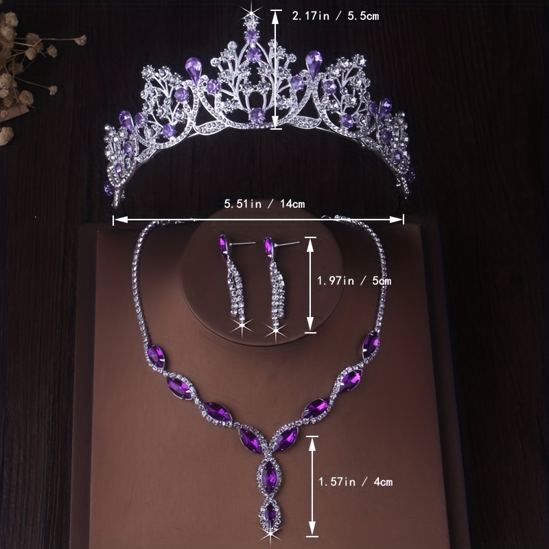 Simple bridal hot sale jewelry sets