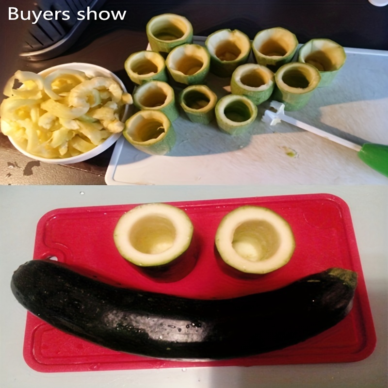4Pcs/set Zucchini And Eggplant Corer Vegetable Spiral Cutter