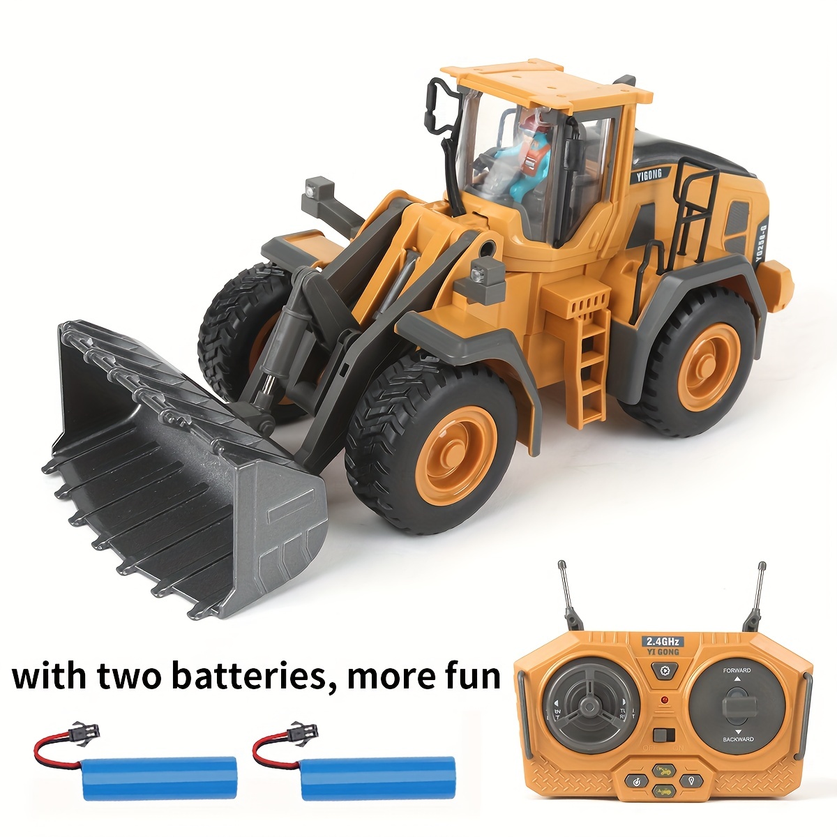 Interactive Tractor Excavator Battery Music Lights, Toys \ Tractors