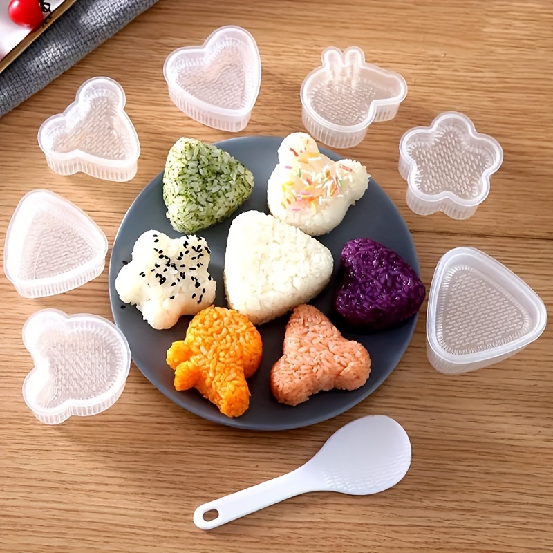 Folding Onigiri Molds 6 Cavity Triangle Rice Ball Molds - Temu