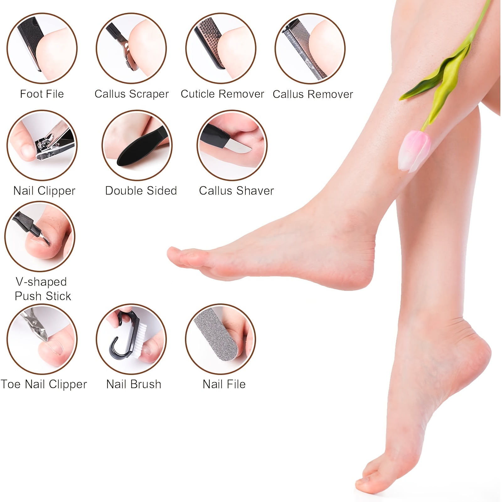 Dual Sided Foot File, Professional Pedicure Foot Rasp For Calluses And Dead  Skin, For Men And Women Foot Care - Temu