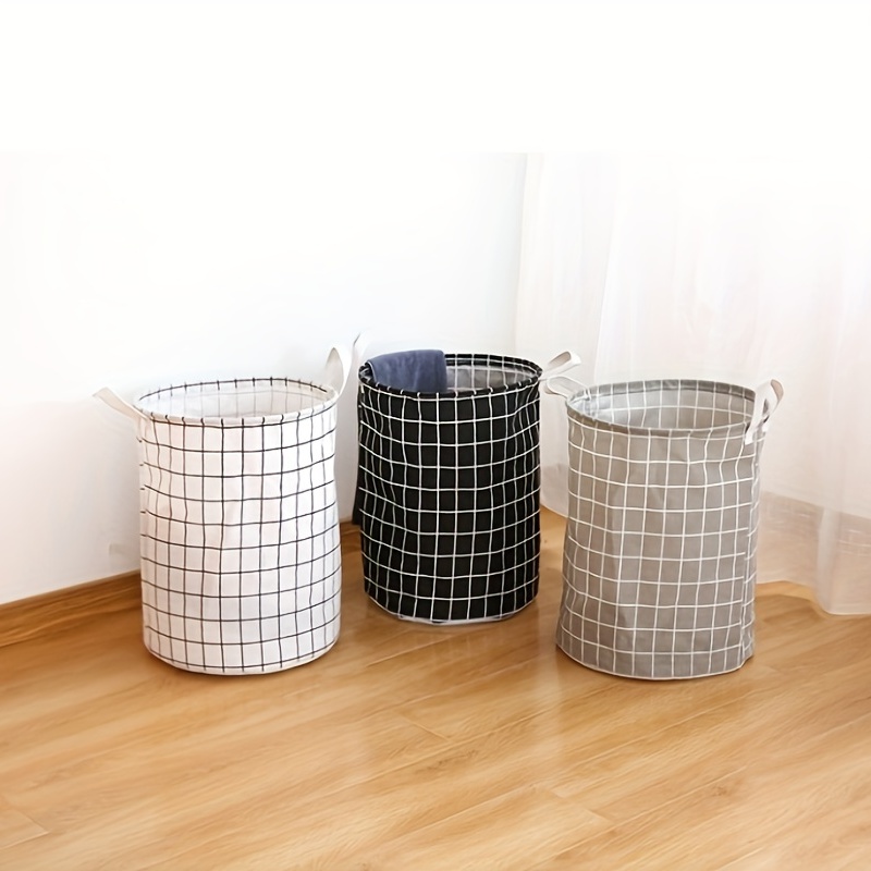1pc Laundry Basket, Large Cylindrical Laundry Bucket, Collapsible Clothes  Basket, Change Clothes Storage Basket