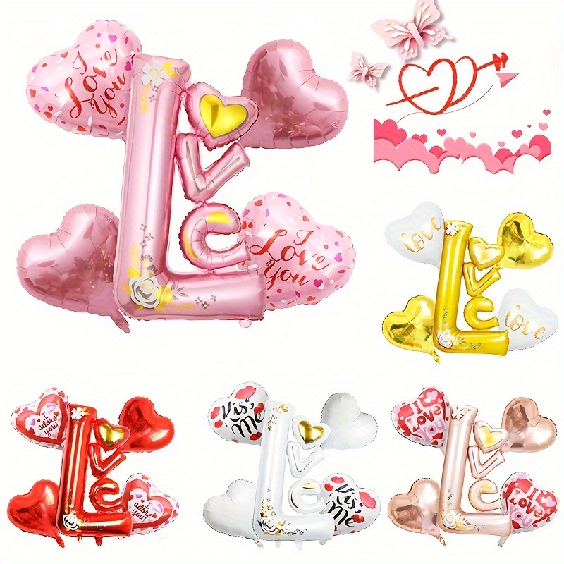 9pcs Set Palloncini Love Decorazioni San - Temu Italy