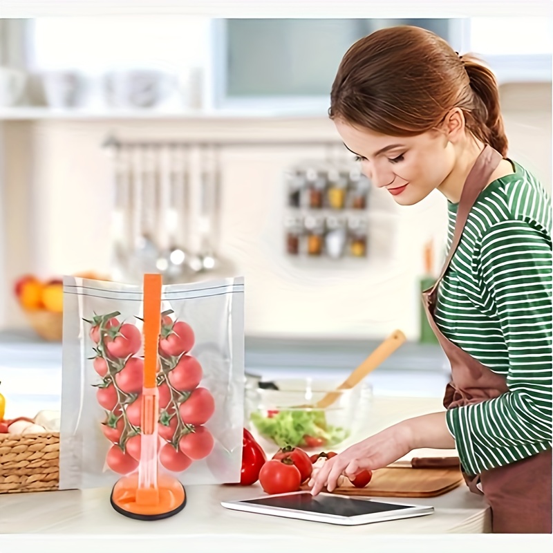 1PCS Hands-Free Baggy Rack Holder for Food Prep Bag Food Storage