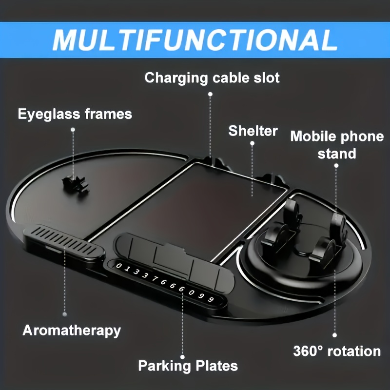 Anti slip Mat Multifunctional Mobile Phone Holder Car - Temu