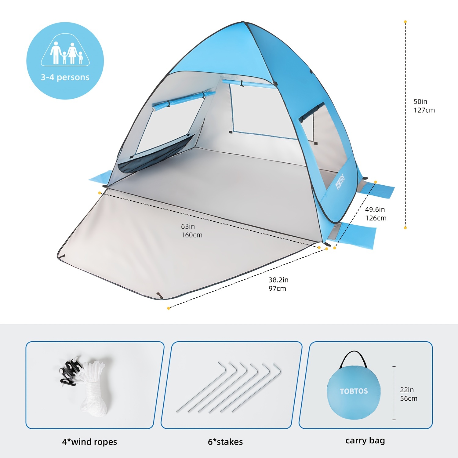 CONVENIENT UPF 50+ Umbrella Sun Protection Shelter for Beach and Fishing  $79.02 - PicClick AU