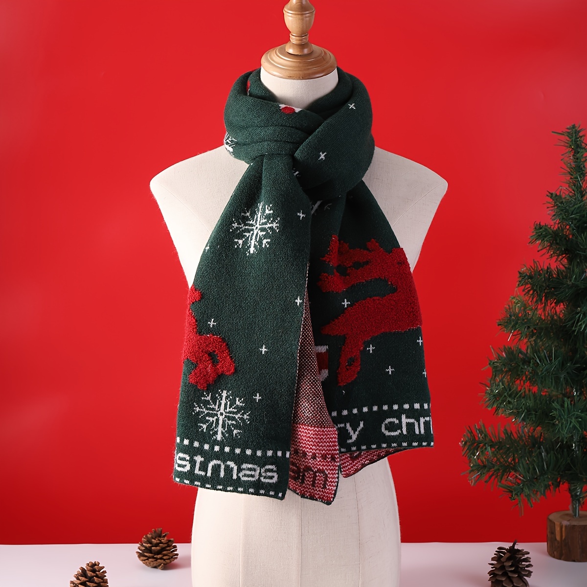 Christmas on sale neck scarf