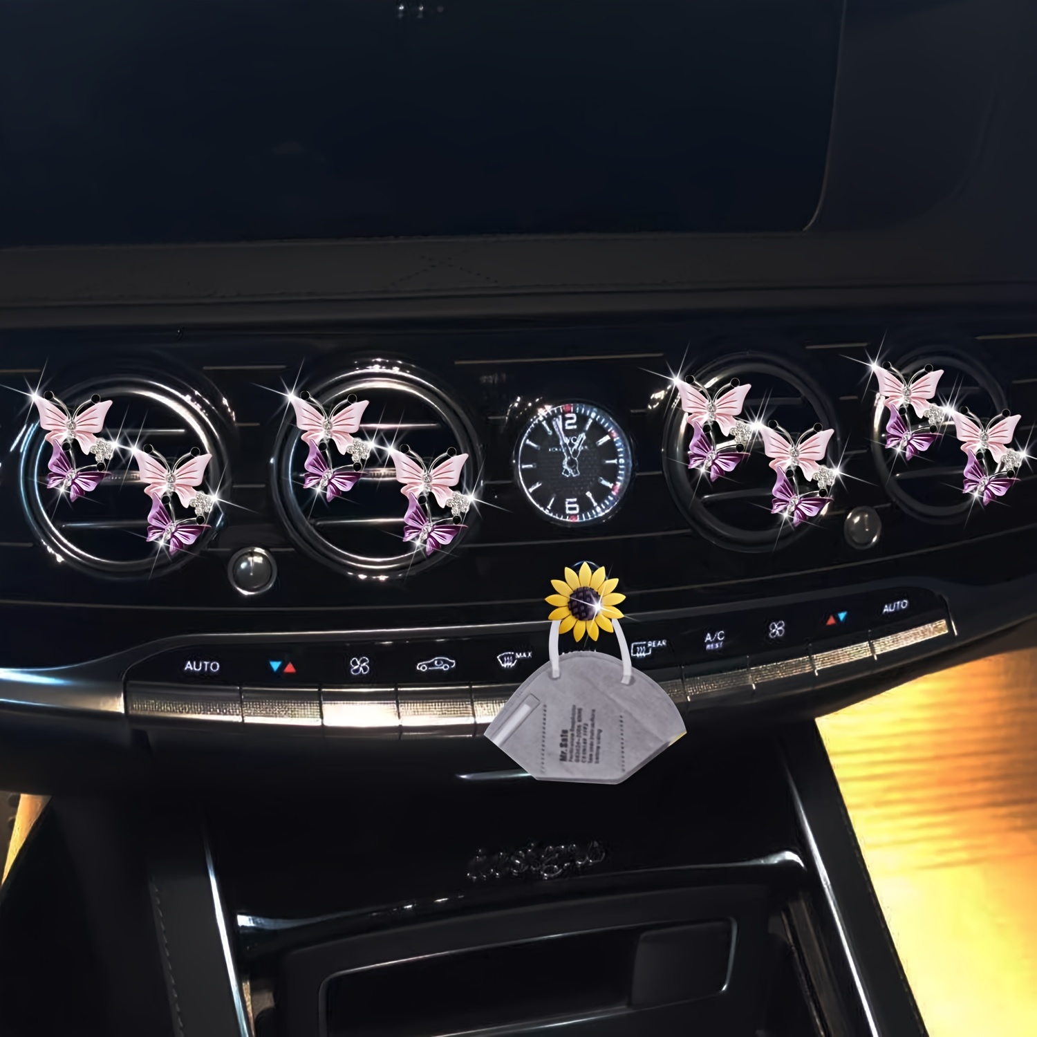 1 Stück Auto Schmetterling Lüftungsklammer Kreative Diamant Auto  Klimaanlage Dekoration Klammer, aktuelle Trends, günstig kaufen