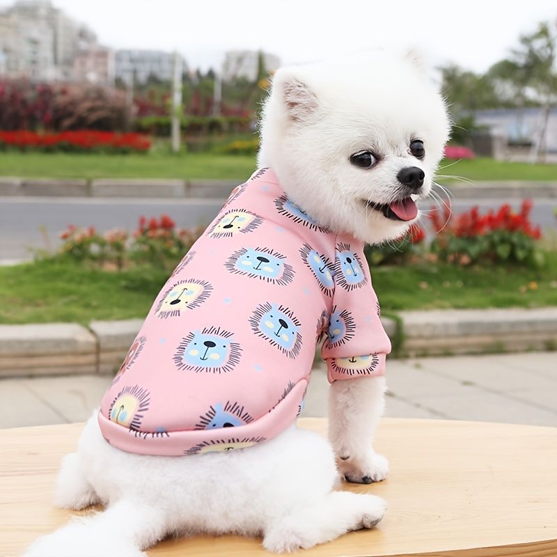 Pet Clothes For Small Medium Dog Cat Cute Cartoon Dog Hoodie Kawaii Pink  Cat Clothes | Shop The Latest Trends | Temu