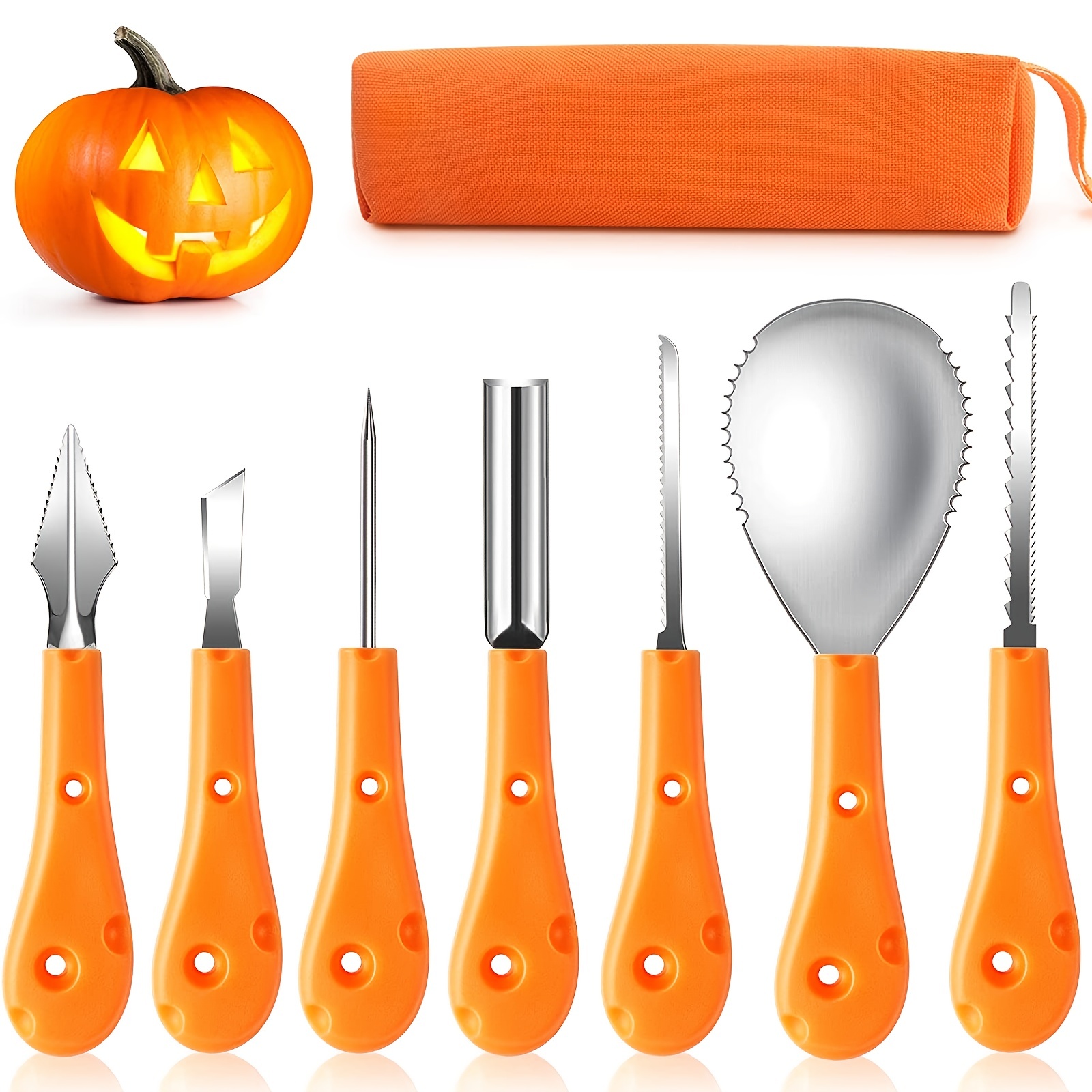 Halloween Pumpkin Carving Kit Professional And Heavy - Temu