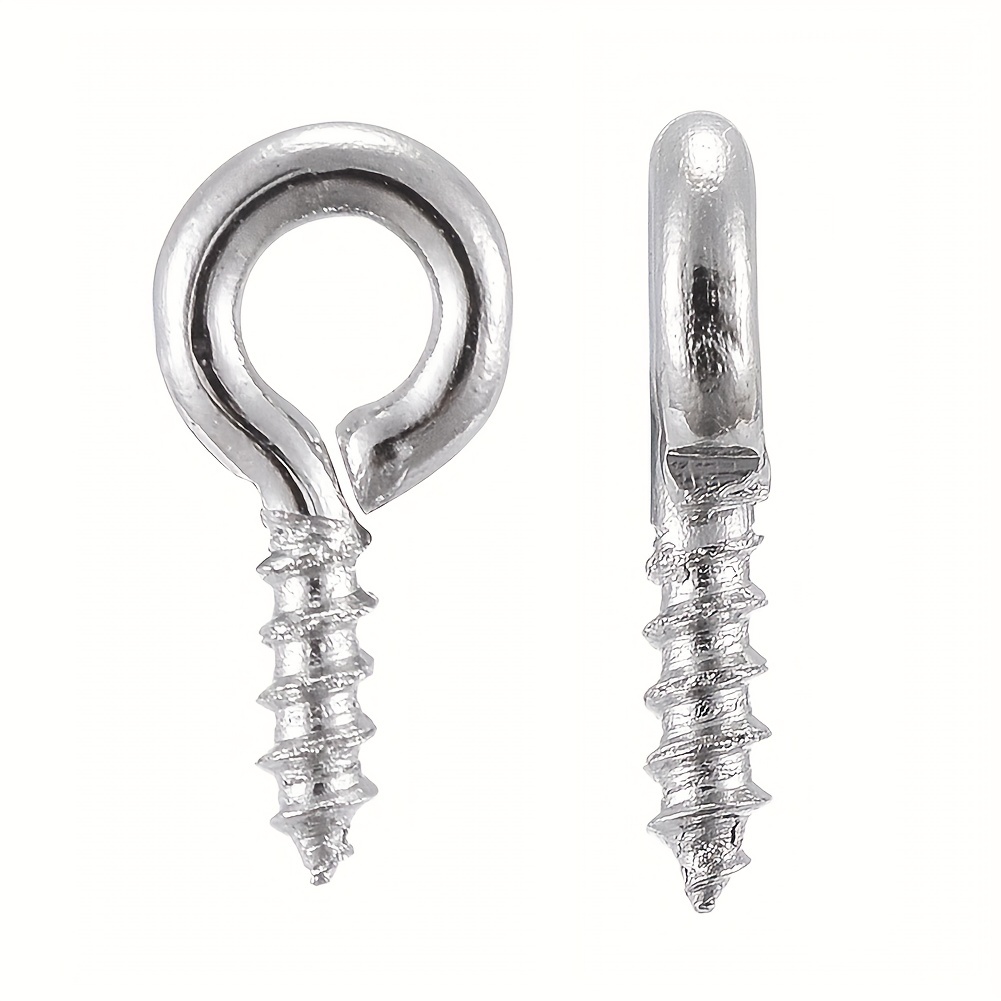 Screw Eye Pin Hook Mini Screw Eyes Stainless Steel Eye Rings - Temu