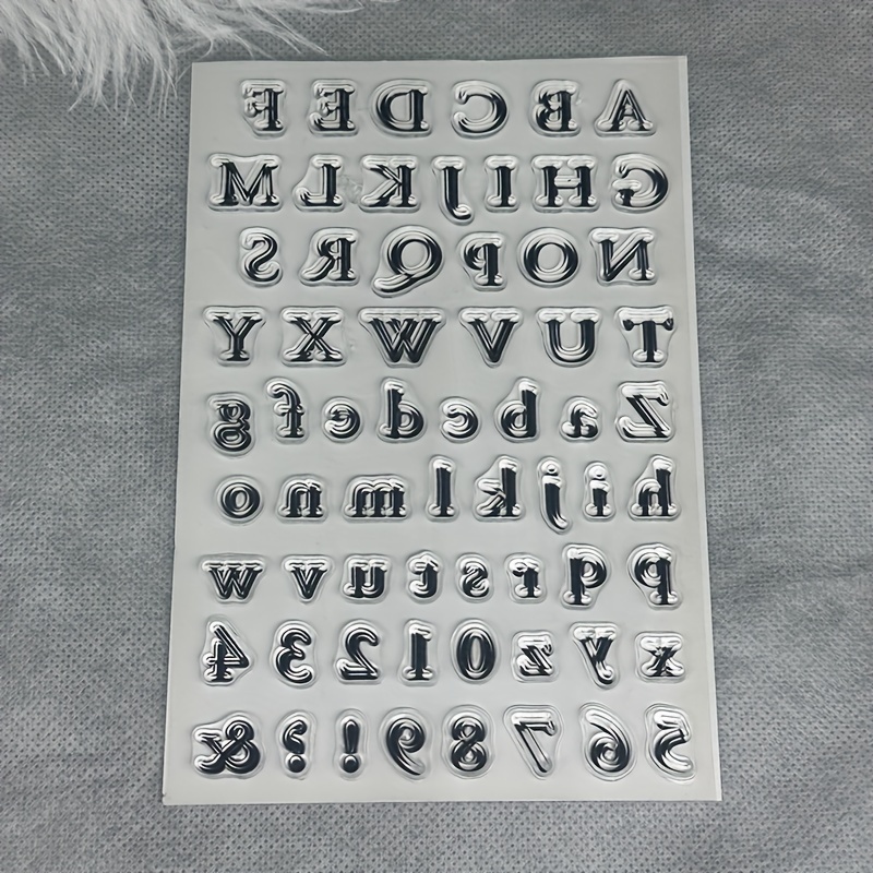 Soft Letters Clear Stamps